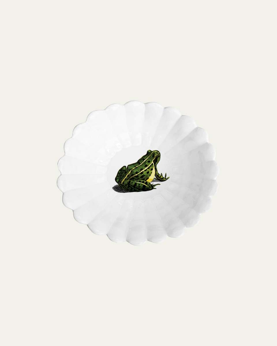 Sitting Frog Large Salad Bowl